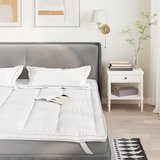 vidaXL Zaštita za madrac bijela 90x190 cm Cijene