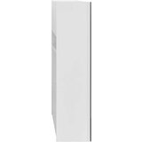 vidaXL Kopalniška omarica z ogledalom bela 80x15x60 cm MDF | Shoptok.si