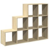  Pregrada/regal za knjige3 razina hrast 137,5x29x103,5 cm drveni | shoptok.hr