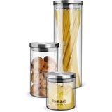 Lamart Set 3 staklene posude za odlaganje špageta,sušenog voća, kolačića LT6025 KUH00057 Cene