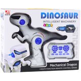  Inteligentni dinosaur na daljinsko upravljanje Tyrannosaurus Rex - bijelo/plavi | Shoptok.si