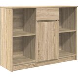 vidaXL Komoda s predalom sonoma hrast 101x35x76 cm inženirski les | Shoptok.si