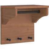 vidaXL Zidna vješalica za kapute SANDNES 43x30x42 cm puno drvo bor | shoptok.hr
