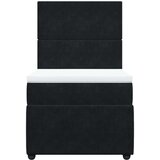 Box spring krevet s madracem crni 90x190 cm baršunasti | shoptok.hr