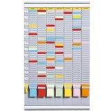 Jalema Planer set za T-kartice nedeljni 783x475mm, 35 slots, uklučene kartice, - Djois Cene