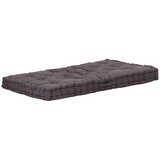 vidaXL Talna sedežna blazina za paleto bombaž 120x80x10 cm antracitna | Shoptok.si
