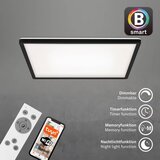 BRILONER 7060-015 - LED prigušiva panel SLIM 22W/230V 42x42 cm crna Wi-Fi Tuya + daljinski upravljač | Eponuda.com