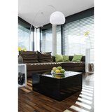 Livetastic Klubska Miza Glanz, Črna | Shoptok.si
