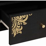 TV ormar s ladicama Crna 100 x 33 x 46 cm Čvrsto drvo manga | shoptok.hr