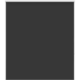 vidaXL Rolo zavjesa Blackout Black 125x130 cm Širina tkanine 121,6 cm | shoptok.hr