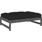 Maison Chic Vrtni stolček - Vrtni stoli za noge siv 120x80 cm trdna borovina JS927, (21878567) Cene