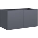 Maison Chic Cvetlični Lonec - Cvetlično korito Antracit 80x40x40 cm Hladno valjano jeklo, (21789051) | Shoptok.si