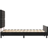  Krevet s opruga kutije s uzglavljem Crna 120 x 200 cm Baršun | shoptok.hr