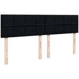 vidaXL Okvir kreveta s madracima crni 160x200cm od tkanine | shoptok.hr