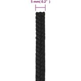  Brodski konop tamnocrni 5 mm 50 m od polipropilena | shoptok.hr