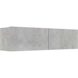 TV ormarić boja betona 120 x 30 x 30 cm od konstruiranog drva | shoptok.hr
