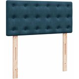Box spring krevet s madracem plavi 90x200 cm baršunasti | shoptok.hr