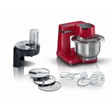 Bosch kuhinjski aparat MUM Serie 2| CRVENA, 900W, 3.8L, 7 Brzina, Inox posuda, SL | Eponuda.ba