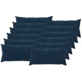  Presvlaka za jastuk 12 kom. HEERLEN Plava 40 x 80 cm - Osnovni Plava 12 | shoptok.hr