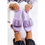 S. BARSKI Women's Classic Slippers Purple Feline | shoptok.hr