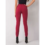 RELEVANCE Sweatpants-RV-DR-6891.54-burgundy | Shoptok.si