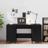  Stol s pohranom Crni hrast 140 x 50 x 75 cm Konstruirano drvo - Crni hrast | shoptok.hr