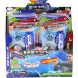 Pištolj za igru + 2 metalna diska za lansiranje - plavi | shoptok.hr