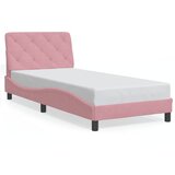  Okvir za krevet bez madraca ružičasti 80x200 cm baršunasti | Eponuda.com