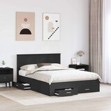  Okvir za krevet Crna 140 x 190 cm Konstruirano drvo | shoptok.hr