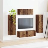  Komplet TV omaric 3 pcs Star les Konstruiran les - - Rjava - 57.23 - 30 x 31 x 100 cm - 2025-vidaXL-Uvoz_2 | Shoptok.si