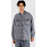Carhartt WIP Tigan Jac Srajca black / blue fog grmnt dyd Cene