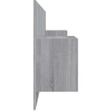  Posteljno vzglavje z omaricami siva sonoma konstruiran les, (20952999) | Shoptok.si