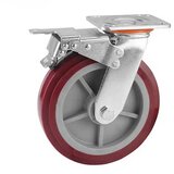 Tolsen točak rotirajući sa kočnicom pvc+guma 125mm 240KG (62943) | ePonuda.com