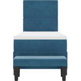  Krevet s opruga kutije Tamno plava 200 x 80 cm Baršun | shoptok.hr
