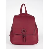 Shelvt classic red women's backpack cene