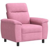  Set sofe 3 pcs Ružičasta Tkanina - Ružičasta 1-sjedalna + 2-sjedalna (140 cm) + 3-sjedalna | shoptok.hr