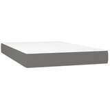  s oprugama i madracem tamnosivi 120 x 200 cm od tkanine | shoptok.hr