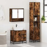  3-dijelni set kupaonskog namještaja boja hrasta drveni | shoptok.hr