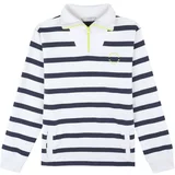 Scalpers Sweater majica mornarsko plava / svijetlozelena / prljavo bijela