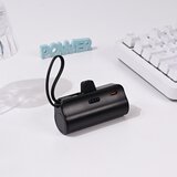  Power bank prenosiva baterija privezak 5000mAh fast lightning crna | ePonuda.com