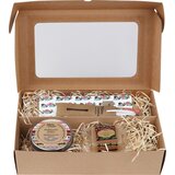 ETHNO Croatia Poklon paket bijeli 1, sapun, svijeća, gel-pen, označivač | shoptok.hr