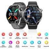 INF Pametna ura z EKG-jem, monitorjem srčnega utripa, sledilnikom telesne pripravljenosti in več športnimi načini Black Silicone strap, (5000306701) | Shoptok.si