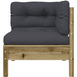  Kutna vrtna sofa s jastucima 2 kom od impregnirane borovine | shoptok.hr