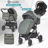 Coccolle Otroški voziček 3 v 1 Serry Moss zelena Cene
