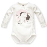 Pinokio Kids's Wild Animals Buttoned Longsleeve Bodysuit | shoptok.hr