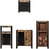  Set namještaja za kupaonicu 4 kom. Višebojno i crno | shoptok.hr