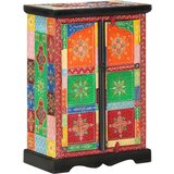  Ručno obojena komoda s vratima 53x30x75 cm masivno drvo manga | shoptok.hr
