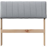 Tapecirani uzglavlje Svijetlo siva 75 cm Čvrsto borovo drvo | shoptok.hr