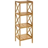 Bambusova kopalniška polica v naravni barvi 33x119 cm – Casa Selección