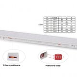  SINSKA SVETILJKA JM-4072 12-27W 4000K 90° 600mm BELA | Eponuda.com